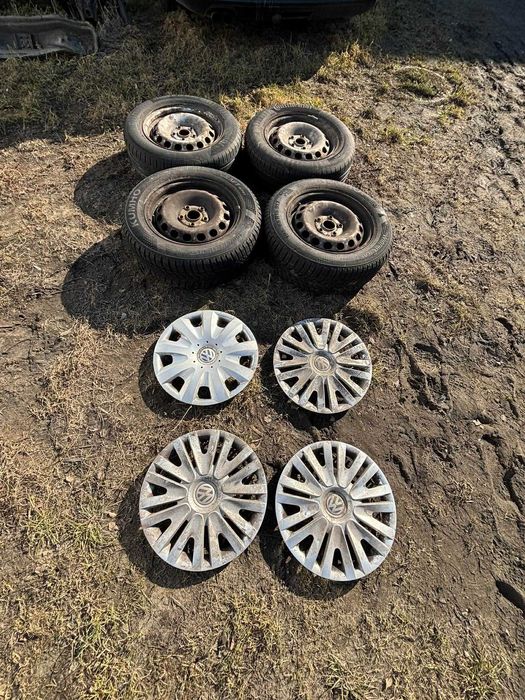 5x112 r15 koła felgi vw seat skoda audi stalowe stalówki caddy III