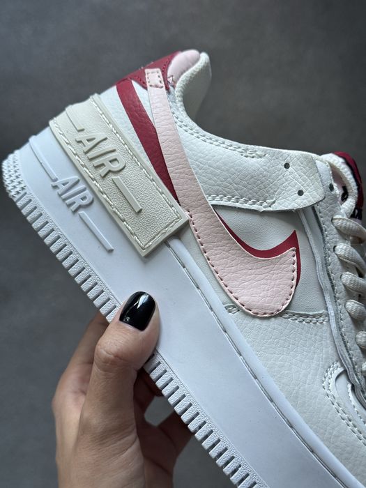 Нові кросівки Nike Air Force 1 Shadow Phantom, натуральна шкіра, ТОП якість, розміри 36-39