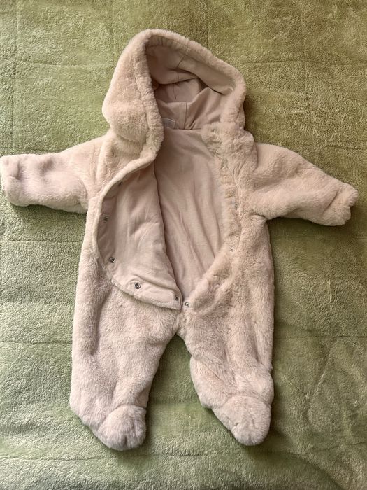 Теплий плюшевий комбінзон