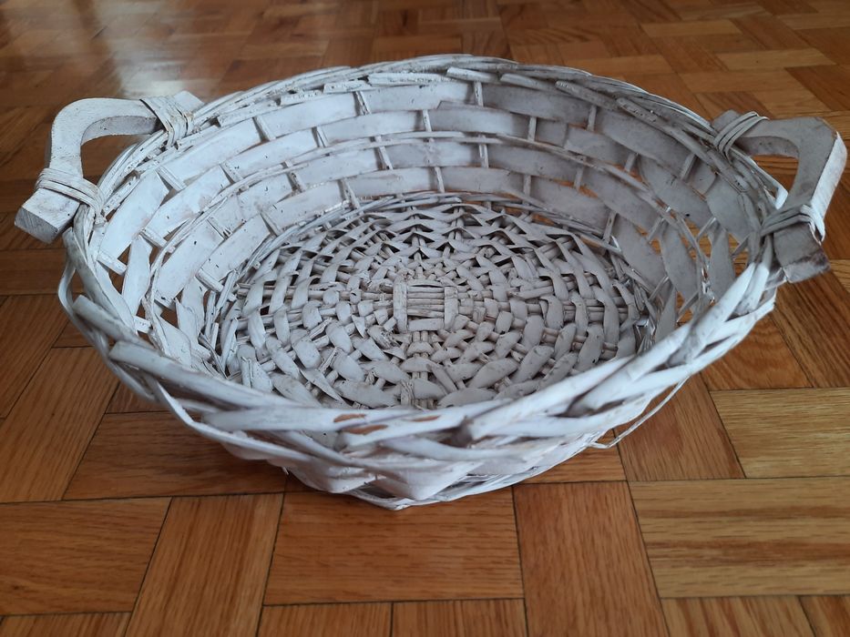Ozdobny koszyk na biżuterię, kosmetyki, kwiaty prowansja