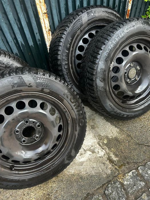 Pneus de inverno com jantes ferro Kumho