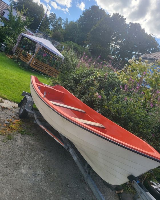 Łódka wędkarska Norweska GH 14 z silnikiem Tohatsu 5hp