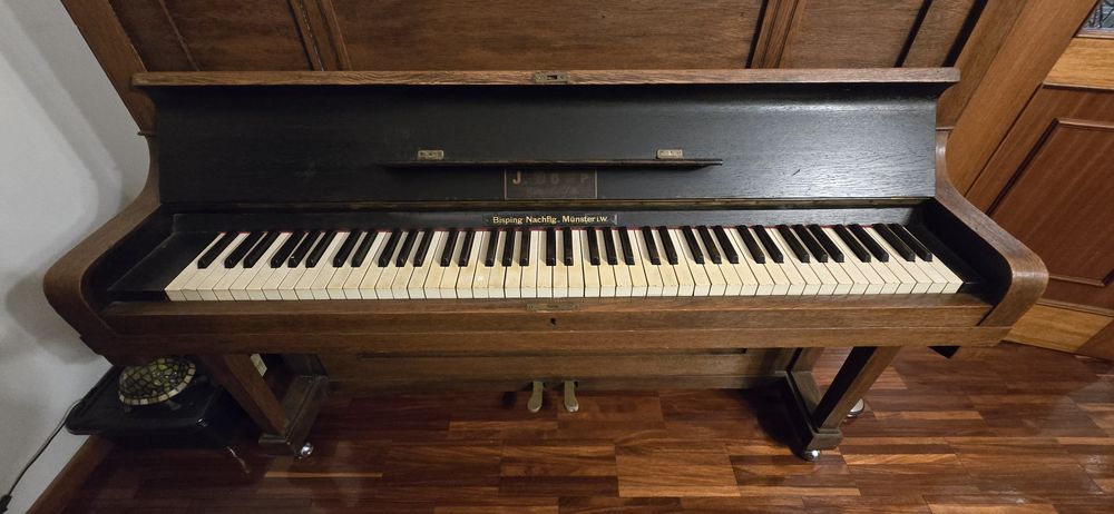 Piano Vertical Antigo Alemão – Bisping Nachflg. (Münster)