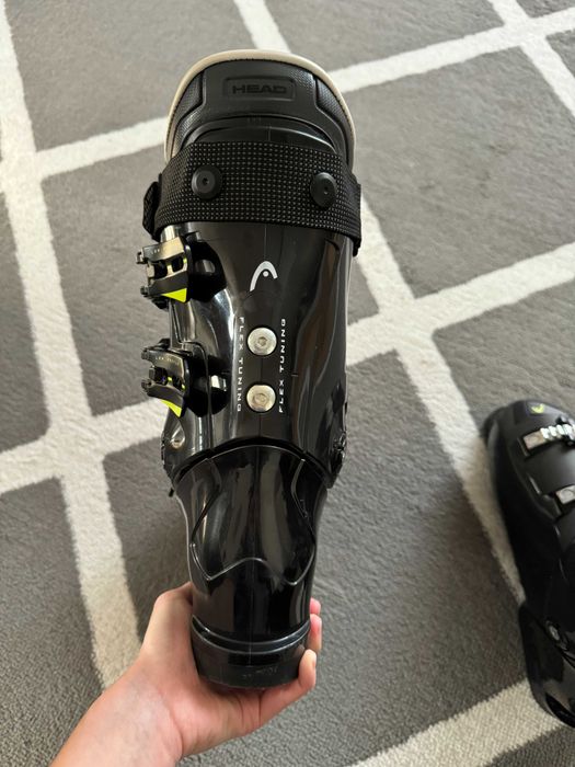 Buty narciarskie męskie czarne limonkowe Head