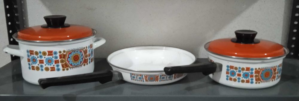 Conjunto panelas de esmalte