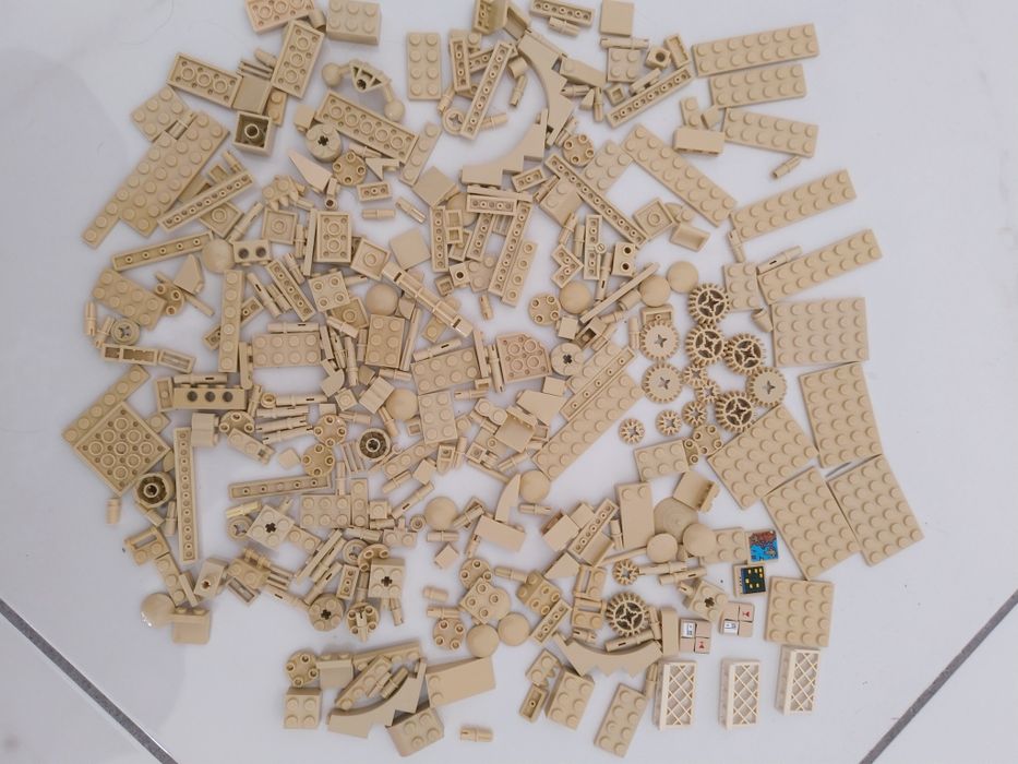 Lego peças originais beige