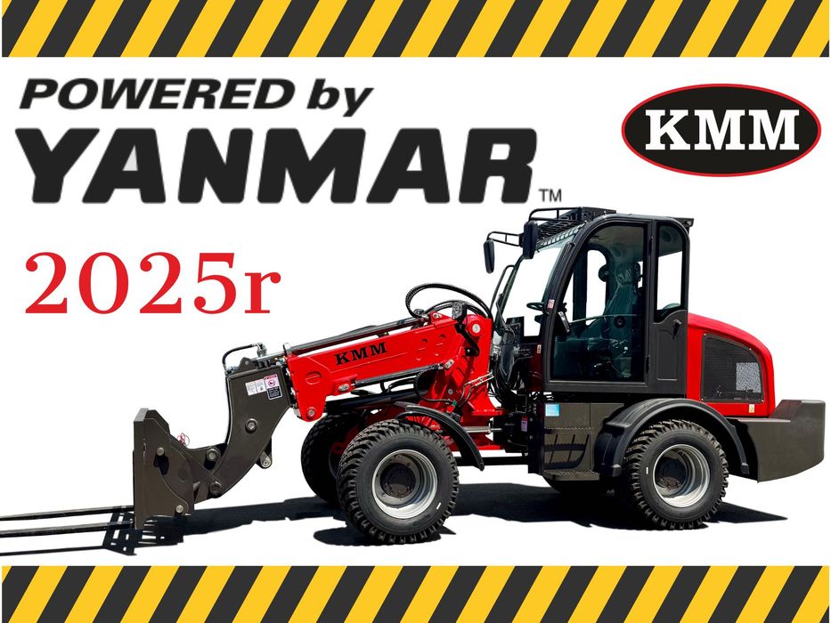 Ładowarka Teleskopowa NOWA 2025 osprzęt klima YANMAR KMM 18T masa 5,7t