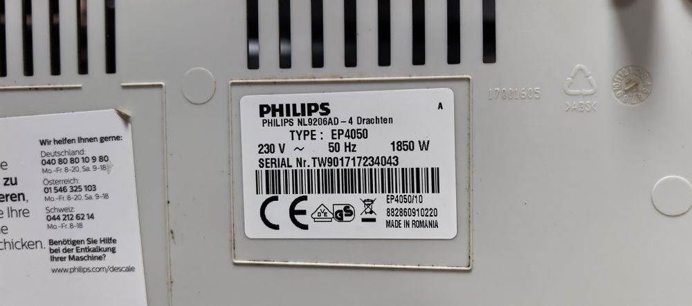 Кавова машина Philips EP4050