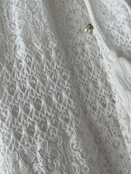 Vestido branco em renda S/M