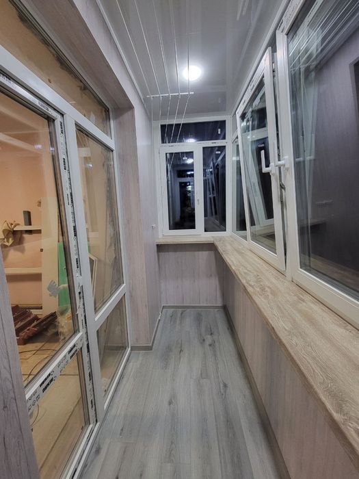 Обшивка балконов,балкони під ключ.Вікна.УютПласт. Кривий Ріг.