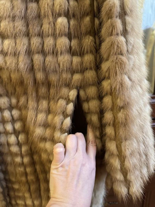 Шуба норка, кусочки норки