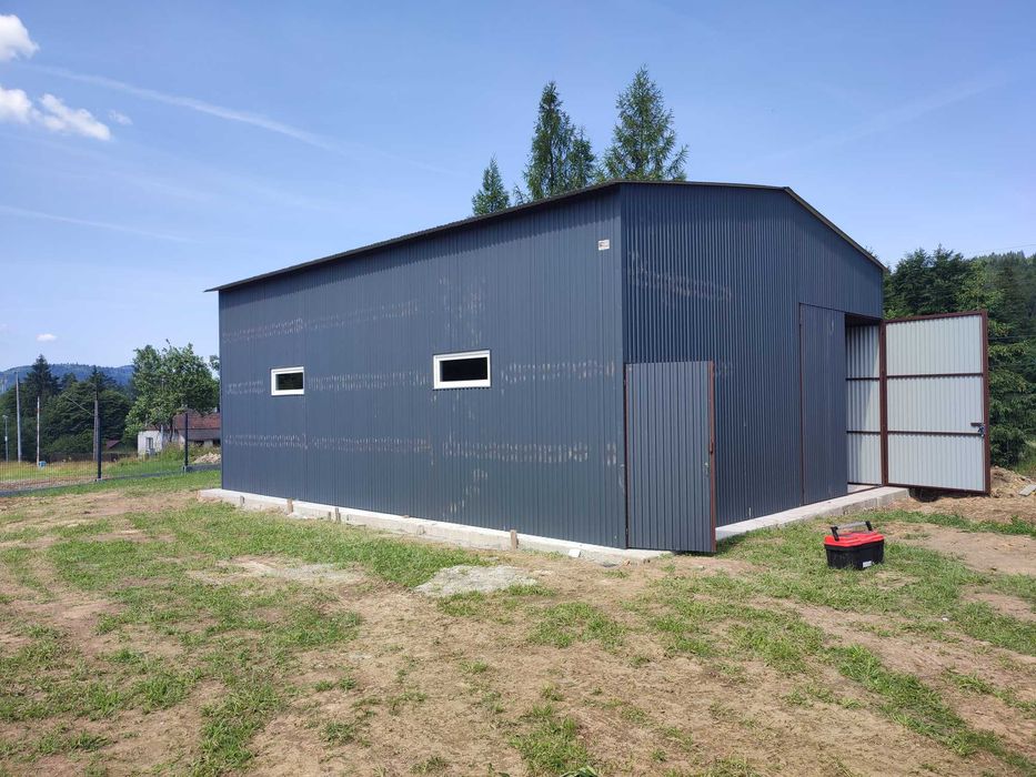 Garaż Blaszany / Wiata Blaszana / Hala / Magazyn / Blaszak – GRZYWSTAL