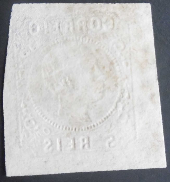 Selos Portugal 1862- D. Luís Mundifil nº 14 c/ margens de luxo