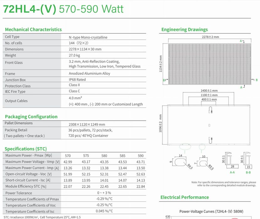 Panel fotowoltaiczny JINKO 590W BDV BIFACIAL SILVER
