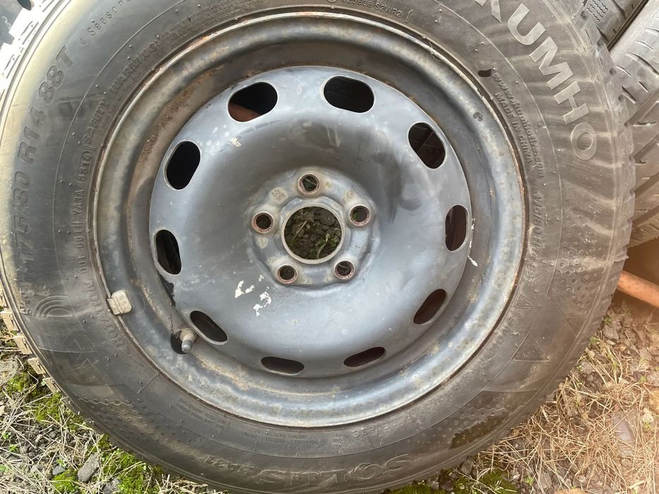 KOŁO ZAPASOWE FELGA Z OPONĄ 5X100 175/80 14' 1J0801027j AUDI A3 GOLF IV BORA VW POLO 9N SKODA FABIA I