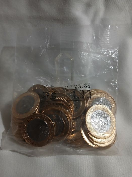 50 moedas 1 Real 2024 Original BCB