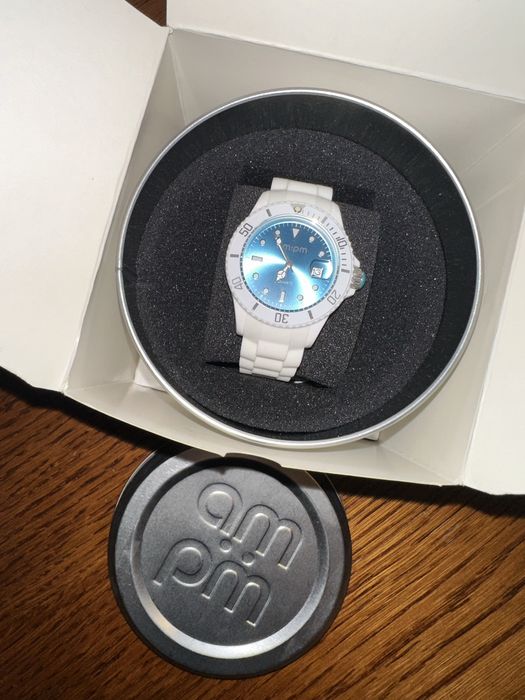 Zegarek młodzieżowy AM:PM biało niebieski