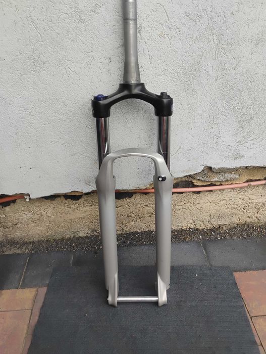 Amortyzator Sr Suntour Nowy  XCM32 NLO 120mm, sztywna oś