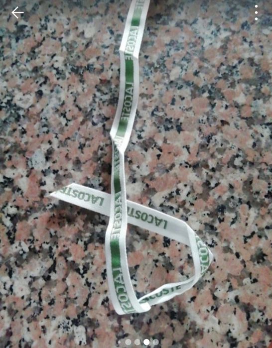 Mala de ombro Lacoste nova com etiquetas azul