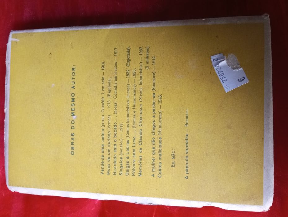 Cunha e Sá - Contos Maliciosos (1.ª edição 1945 - Pôrto)