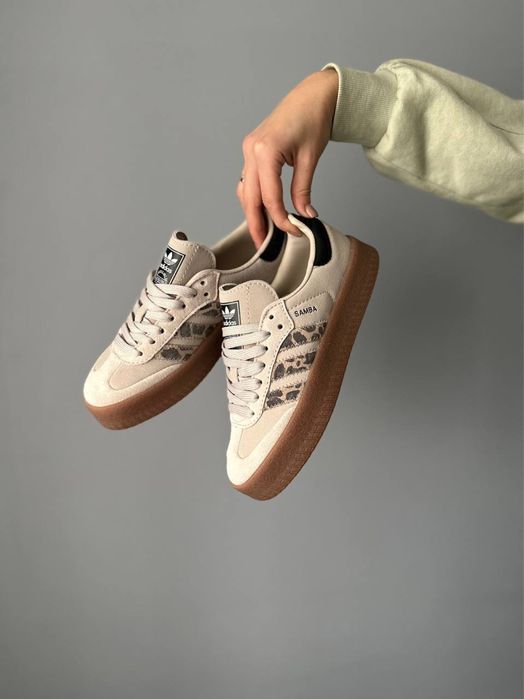 Adidas Samba Leopard / жіночі кеди