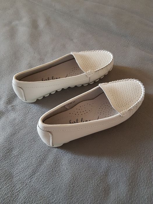 Mokasyny damskie skóra