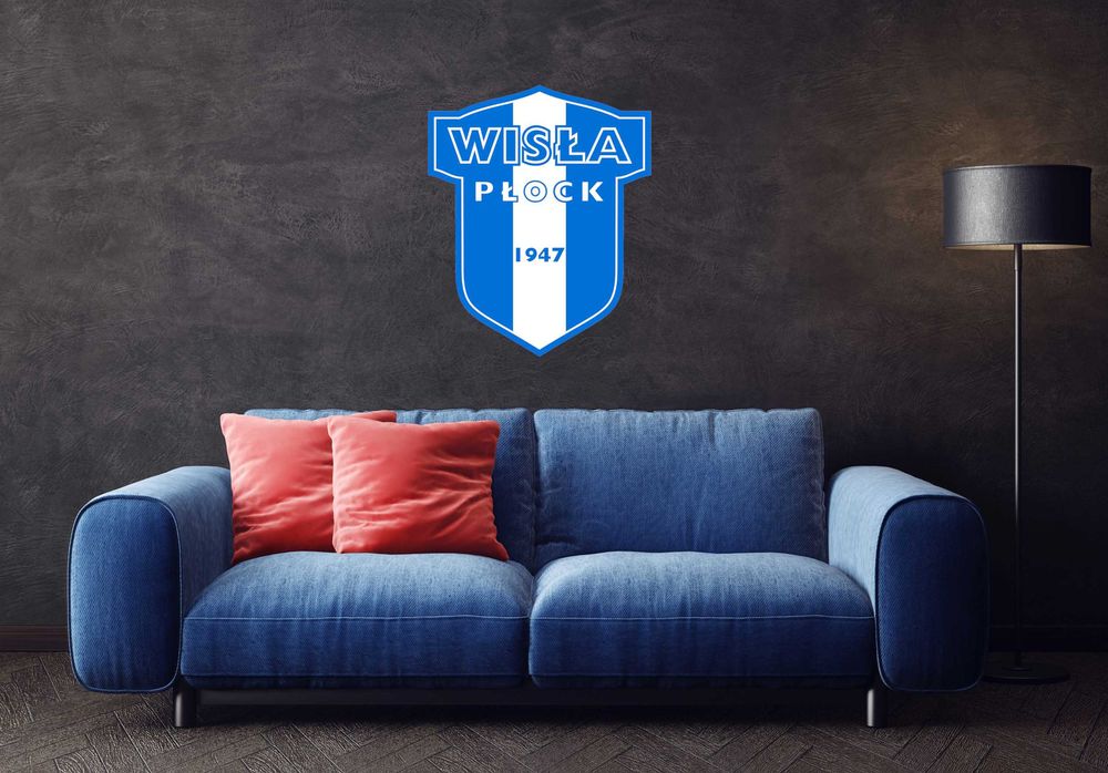 Wisła Płock herb na ścianę do pokoju salonu dla fana klubu 95cm