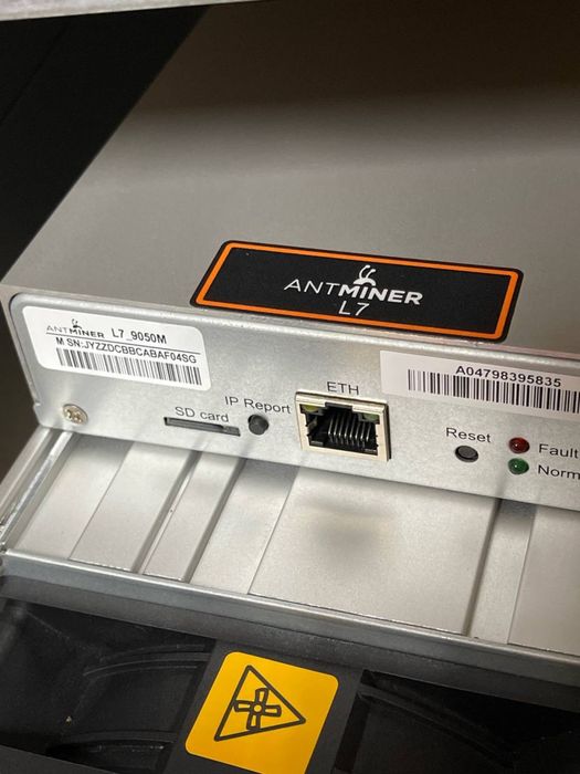 Асік-Майнер BITMAIN Antminer L7 9050/8800Mh asic LTC+DOGE+Bells Scrypt