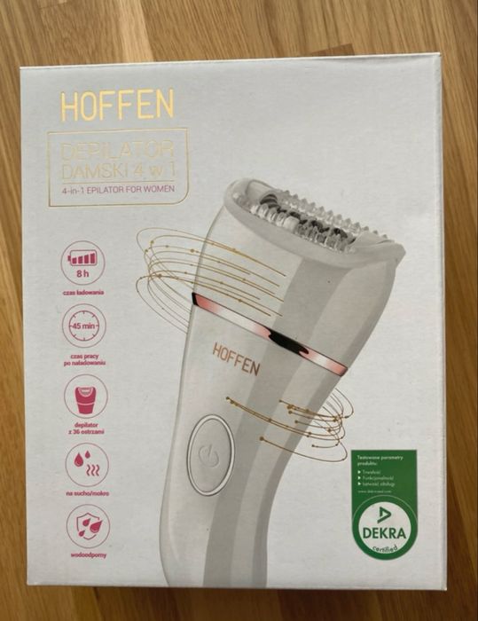 Depilator damski 4w1, depilator, trymer, masażer, szczoteczka