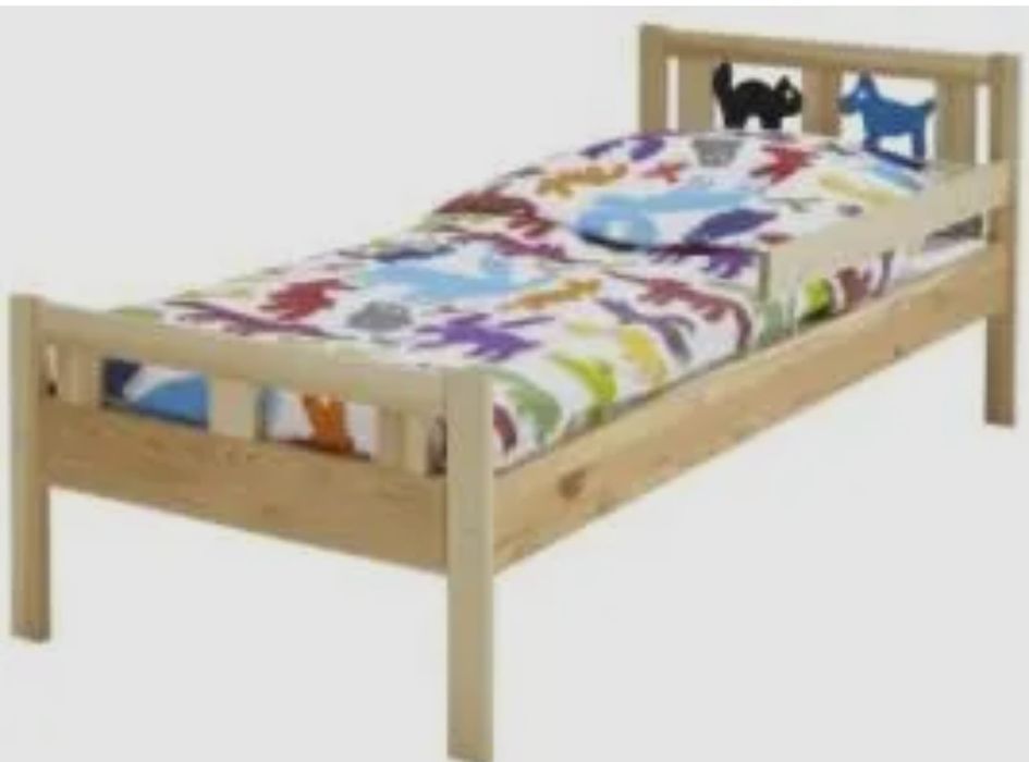 Ikea Kritter 160 cm łóżko dziecięce z dnem sosna