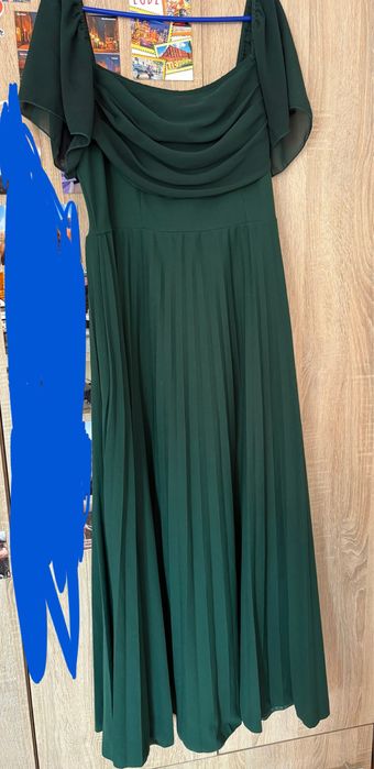 suknia butelkowa zieleń