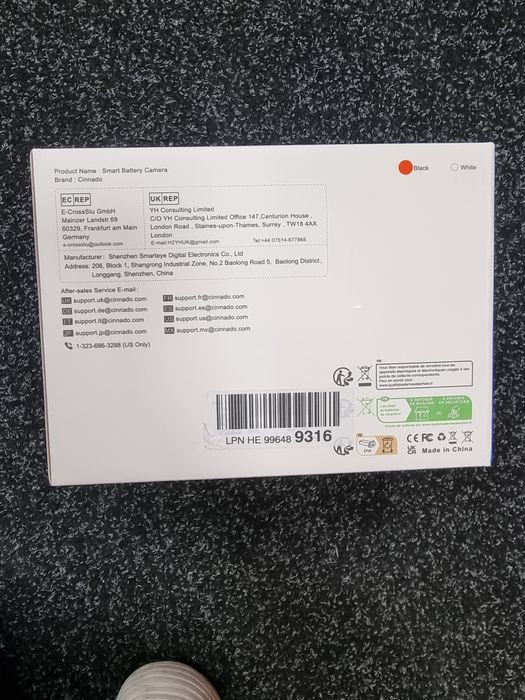 Kamera solarna Wifi cinnado B6 2K 2 szt