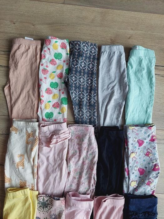 Mega paka legginsy 15 sztuk Sinsay Primark 18-24m 86-92cm  Stan bardzo