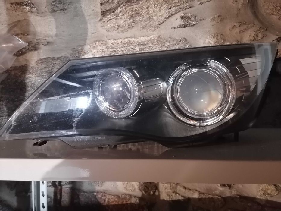 Farol Bmw serie 6 E63 E64 ótica óptica xénon dynamic Direcional