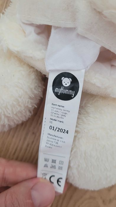 Szumisie - zabawka Królik 5w1 z lampką, beżowy, USB | stan BDB