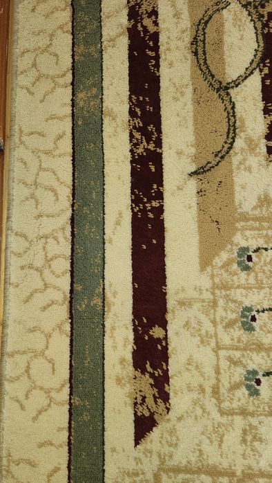 Piękny i zadbany DYWAN 160X220  beige+ burgundy