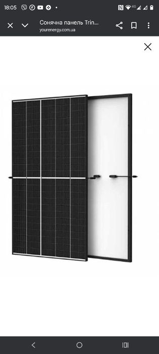 З доставкою 0грн. Сонячні панелі 580-620 Вт TrinaSolar
