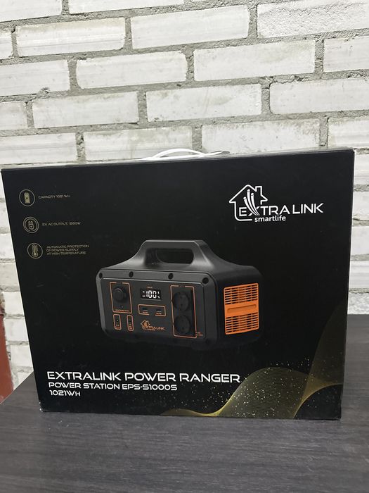 Зарядка станція Extralink EPS-S1000S 1021Wh Нова, бракована, не вмдає струму