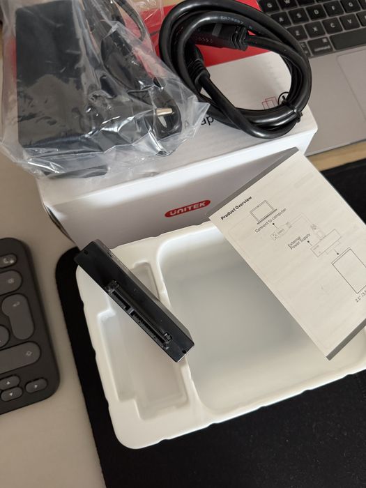 Czytnik dysków Unitek USB 3.0 - SATA III 2,5"/3,5" dysk HDD SSD Adapter + zasilacz NOWE