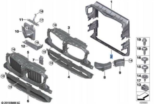 Жалюзи Телевизор BMW G01 G30 G20 G22 G26 G05 G11 F30 Жалюзі Телевізор