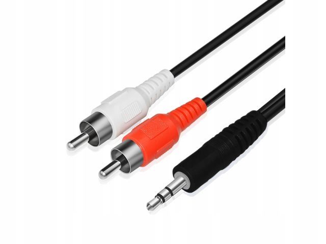 Kabel Adapter Audio Minijack 3,5mm Na Wtyki Cinch 1,5m