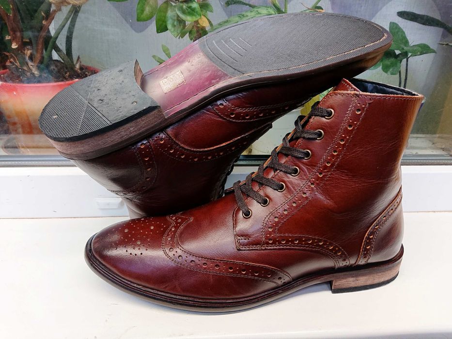 Кожаные стильные  качественные ботинки " ASOS " ОРИГИНАЛ  44 р