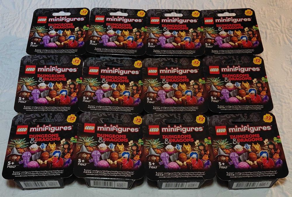 lote de 12 minifiguras lego dungeons and dragons coleção completa