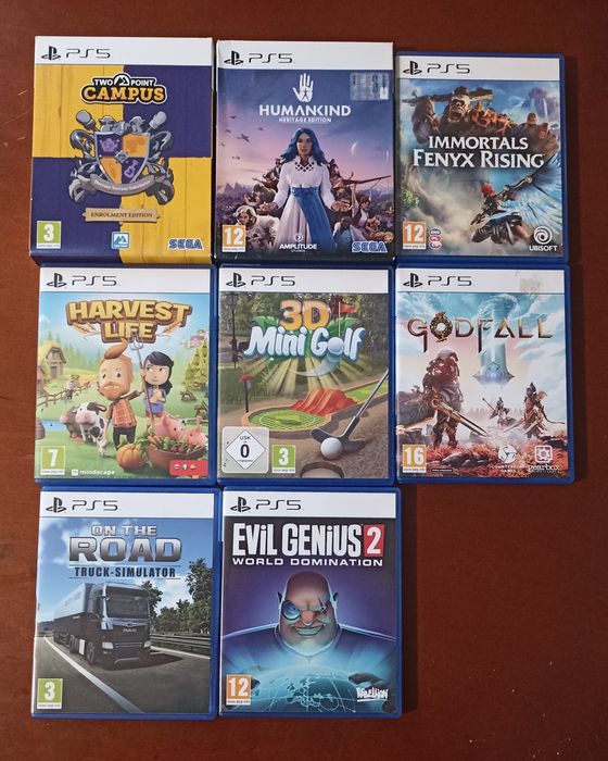 Zestaw 8 gier na Ps5