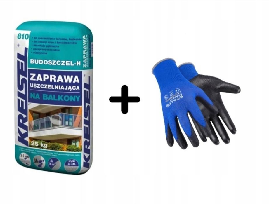 2 x 25 kg Budoszczel-H 810 + taśma uszczelniająca Mapei