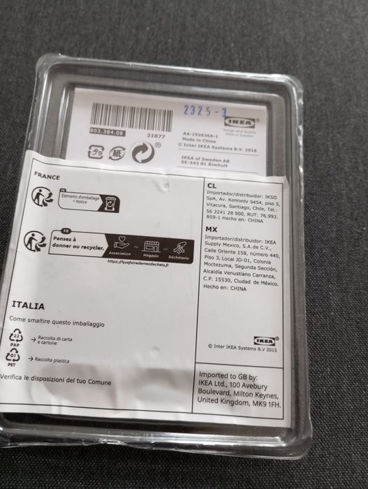 6 conjuntos de 2 puxadores Bagganas IKEA, Novos  
dourada