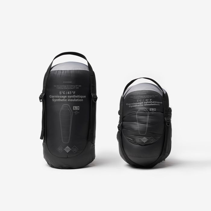 Saco-Cama de Trekking 5°C MT500 Preto