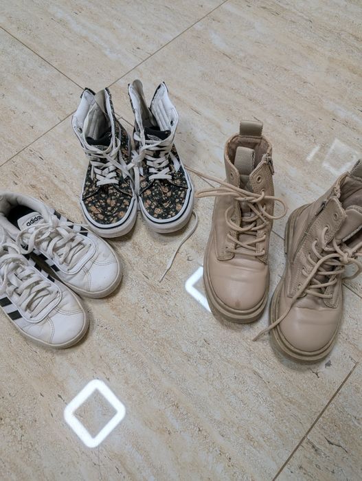 Комплект взуття кеди черевики кросівки 19 см устілка