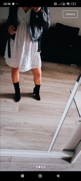 Sukienka ażurowa L