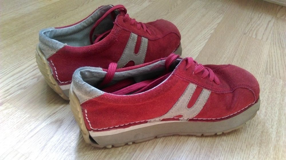 Półbuty buty skórzane sportowe REDZ